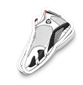 Jordan 14 "Supreme White" Sneaker Sticker