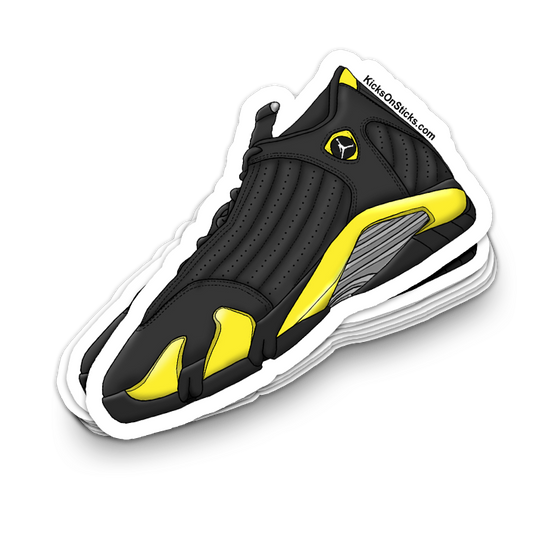 Jordan 14 "Thunder" Sneaker Sticker
