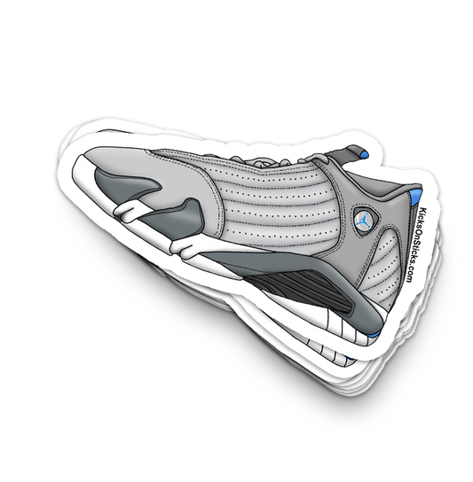 Jordan 14 "Wolf Grey" Sneaker Sticker