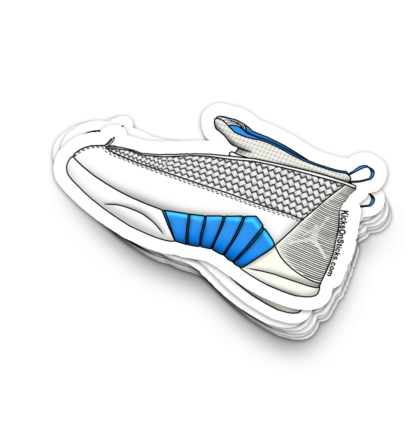 Jordan 15 "Columbia" Sneaker Sticker