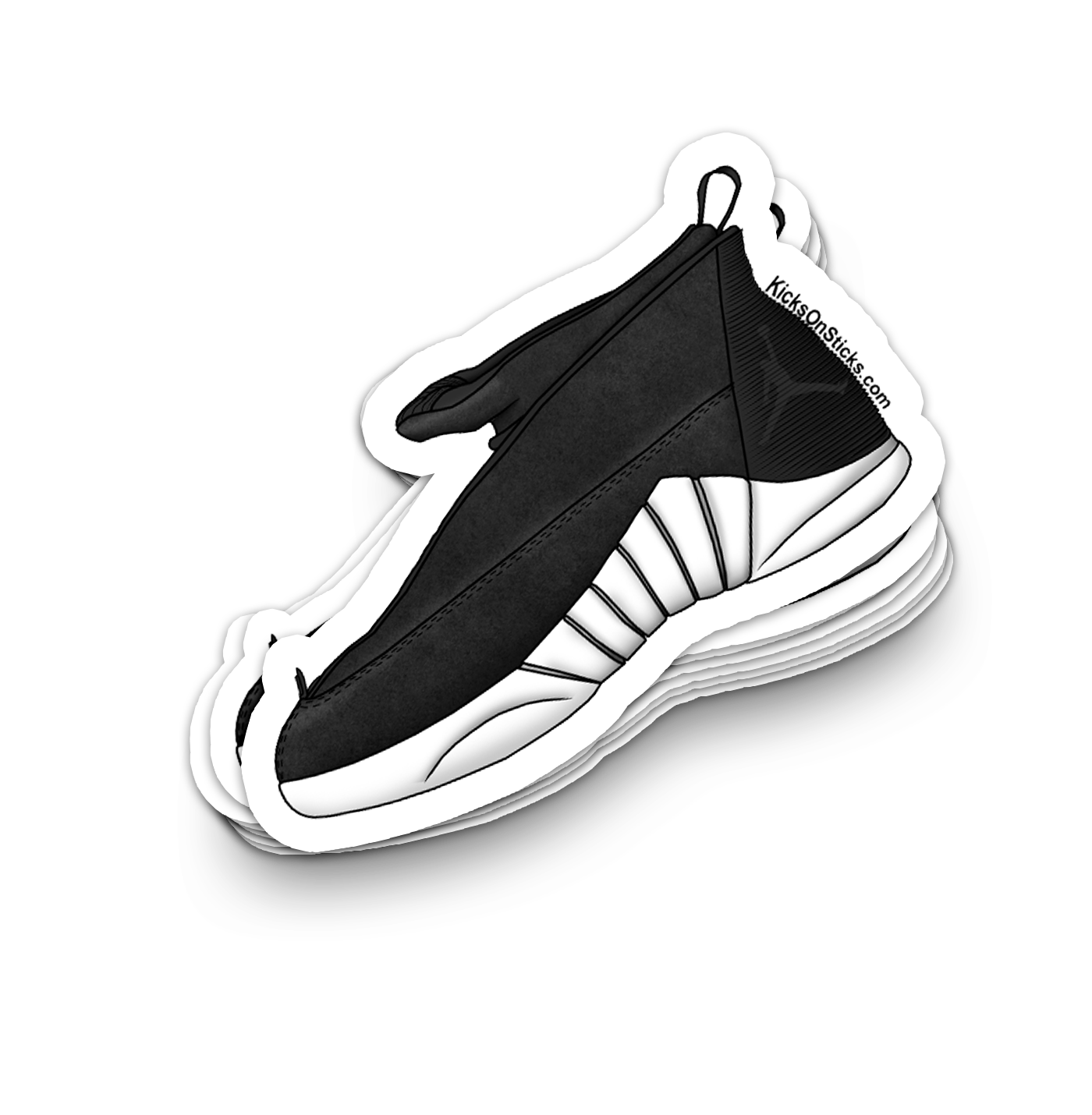 Jordan 15 "PSNY Black Suede" Sneaker Sticker
