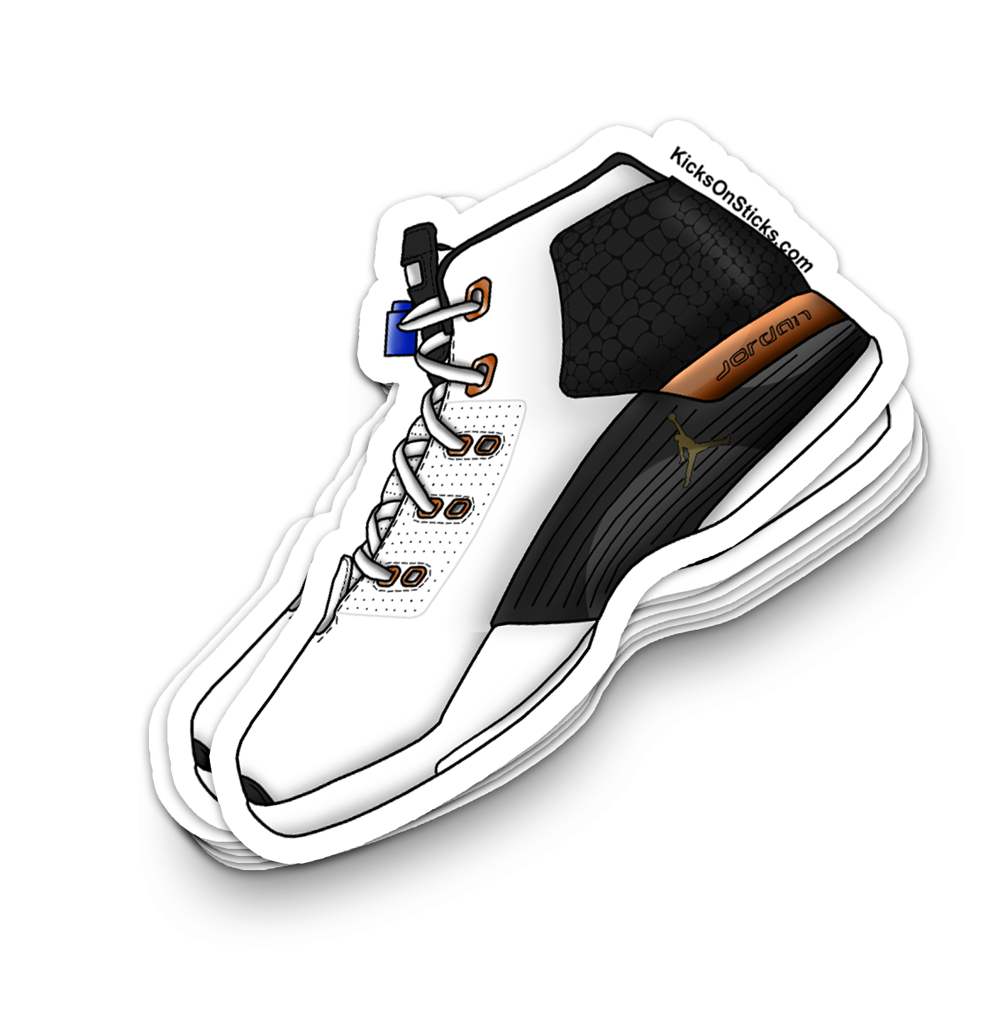 Jordan 17 "Copper" Sneaker Sticker