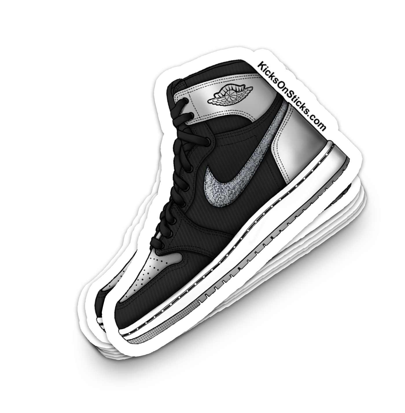 Jordan 1 "Aleli Shadow Satin" Sneaker Sticker
