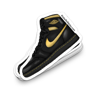 Jordan 1 "Black Gold 2020" Sneaker Sticker