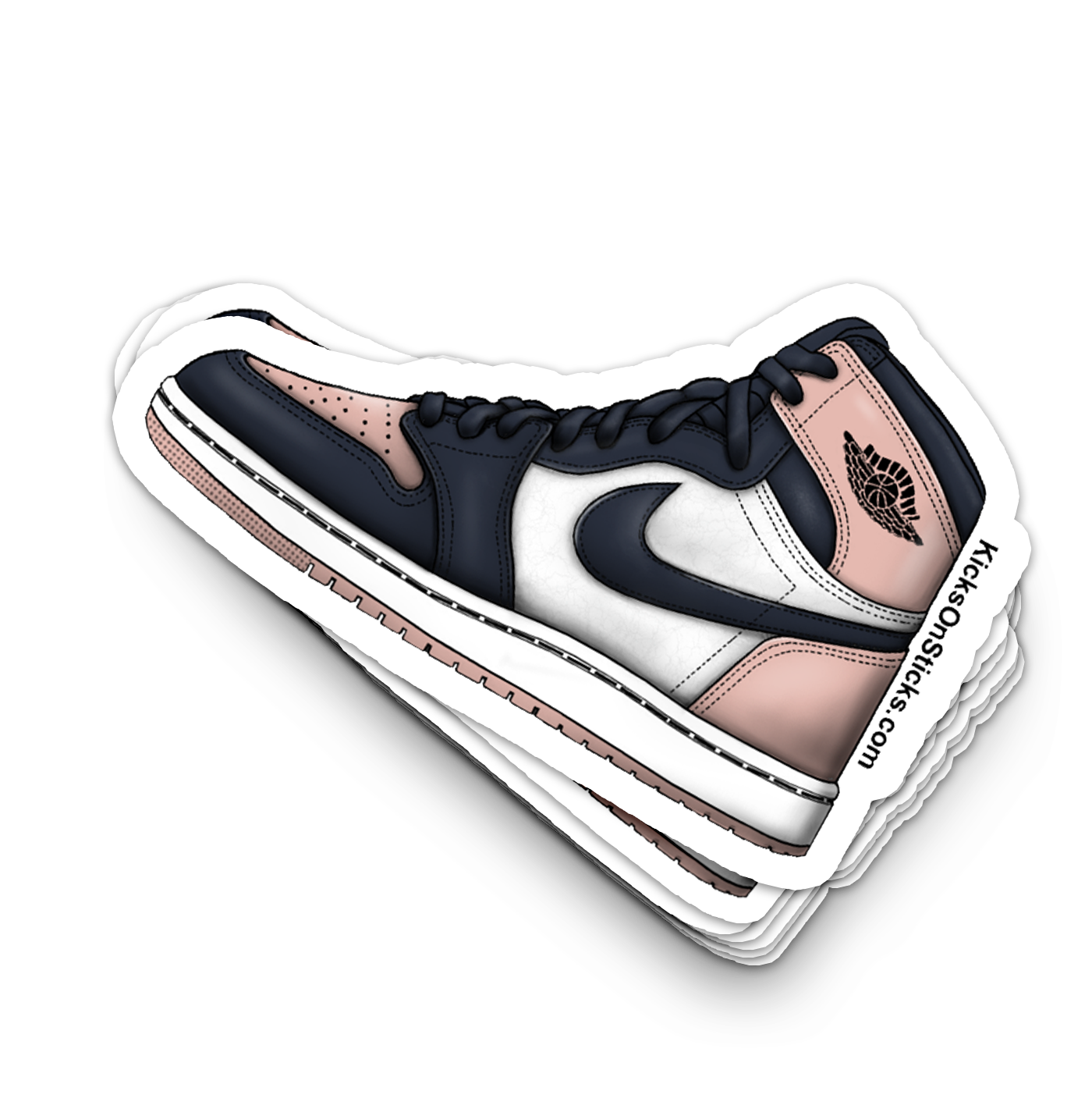 Jordan 1 "Bubblegum" Sneaker Sticker