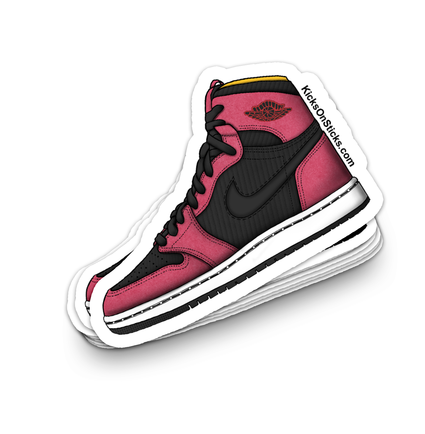 Jordan 1 CMFT "Hyper Pink" Sneaker Sticker