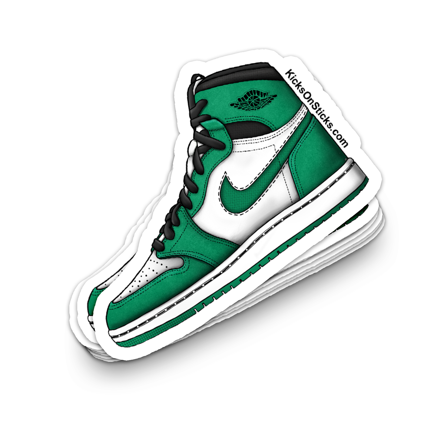 Jordan 1 CMFT "Stadium Green" Sneaker Sticker