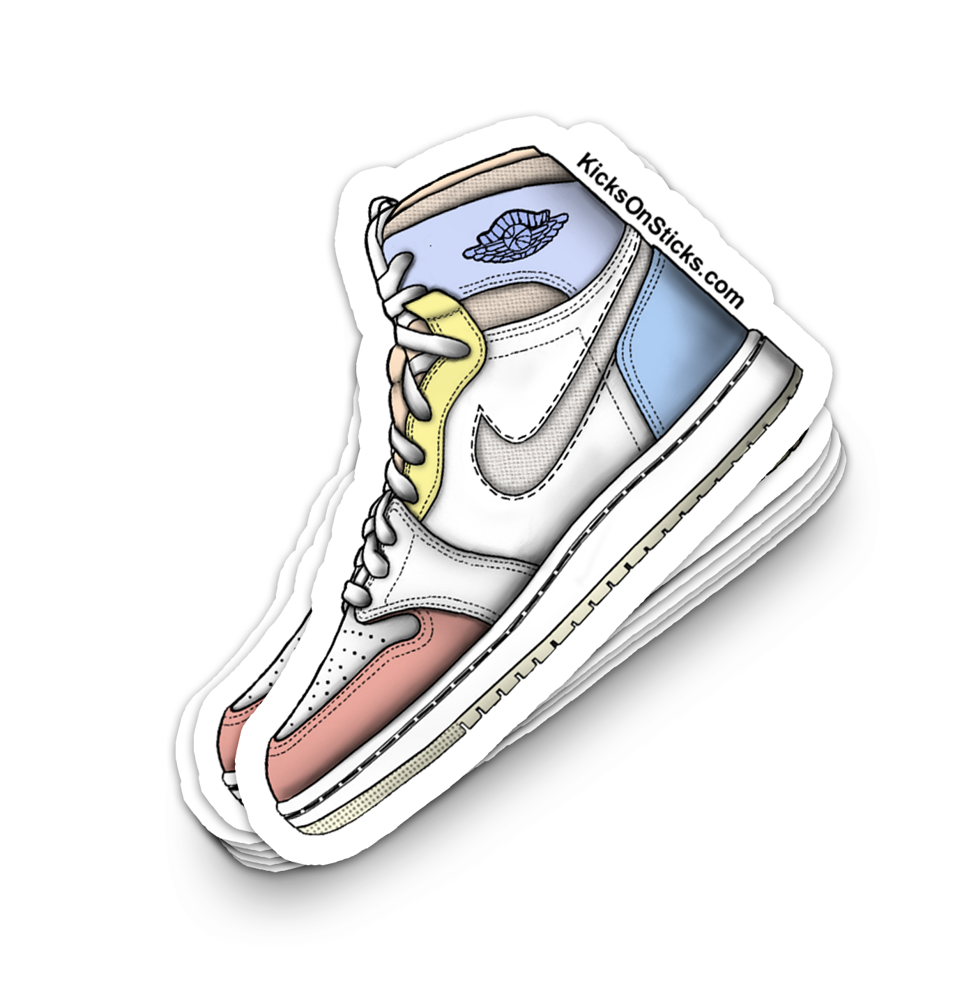 Jordan 1 CMFT "To My First Coach" Sneaker Sticker