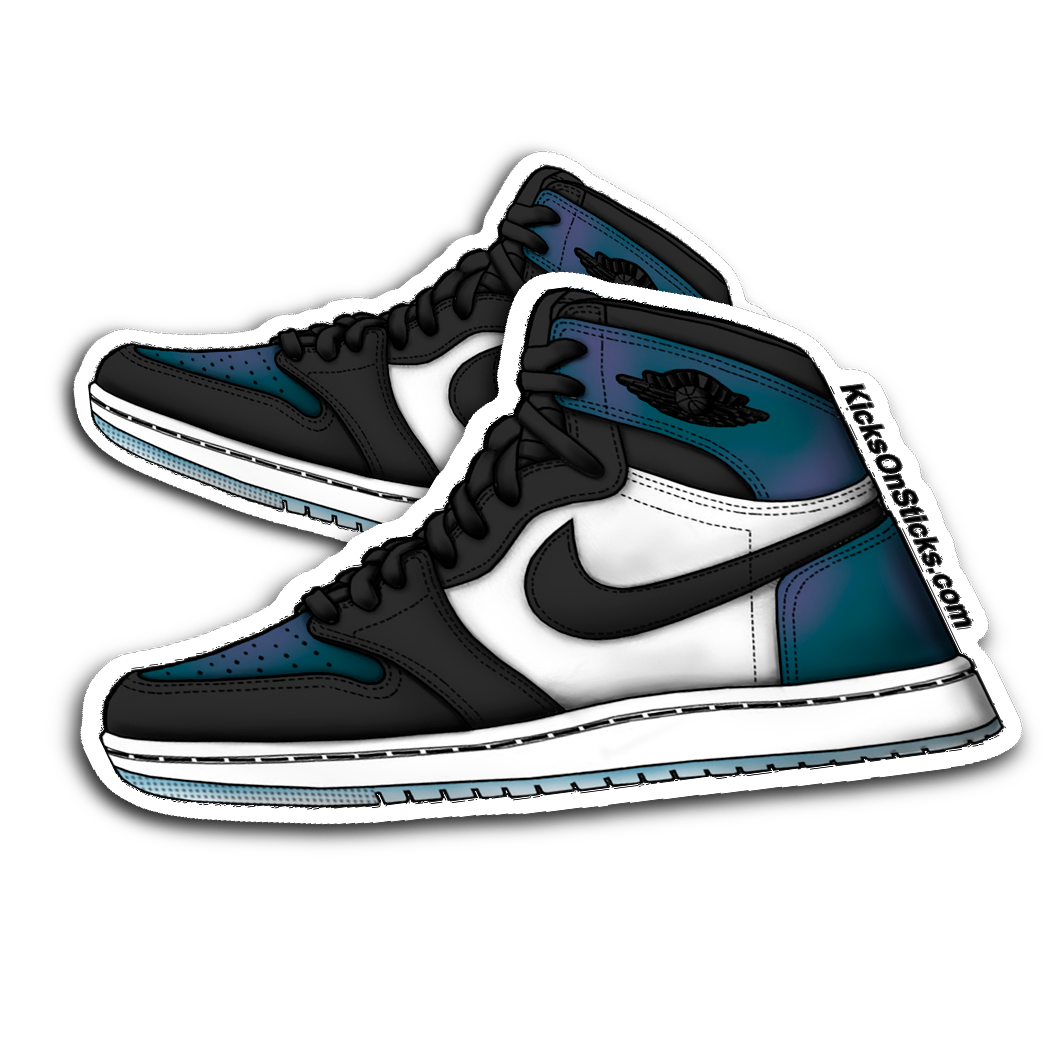 Jordan 1 "Chameleon/ASG" Sneaker Sticker