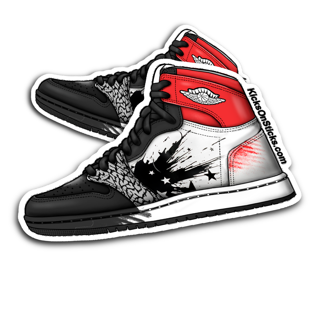 Jordan 1 "Dave White" Sneaker Sticker