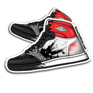 Jordan 1 "Dave White" Sneaker Sticker