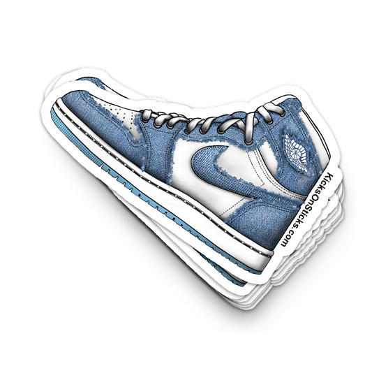 Jordan 1 "Denim" Sneaker Sticker
