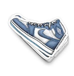Jordan 1 "Denim" Sneaker Sticker