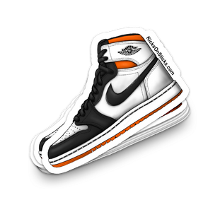 Jordan 1 "Electro Orange" Sneaker Sticker