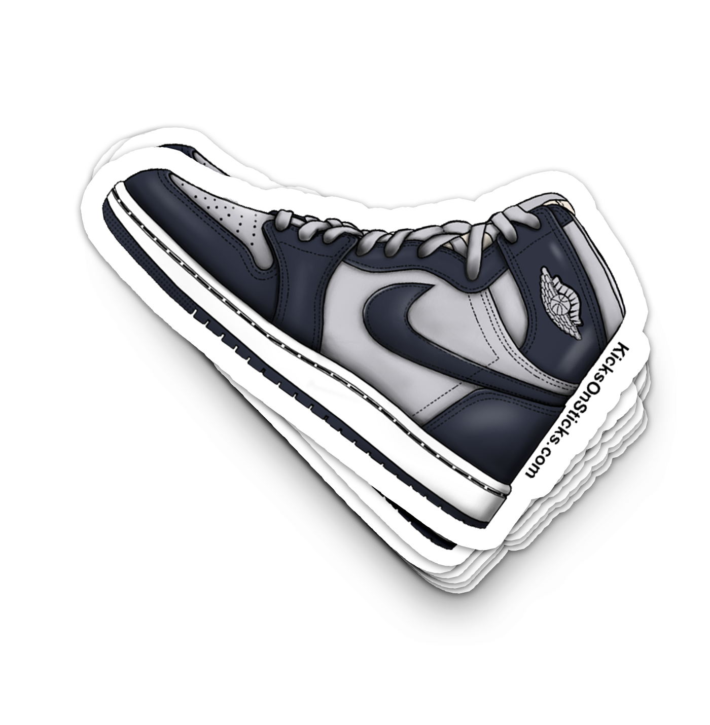 Jordan 1 "Georgetown" Sneaker Sticker