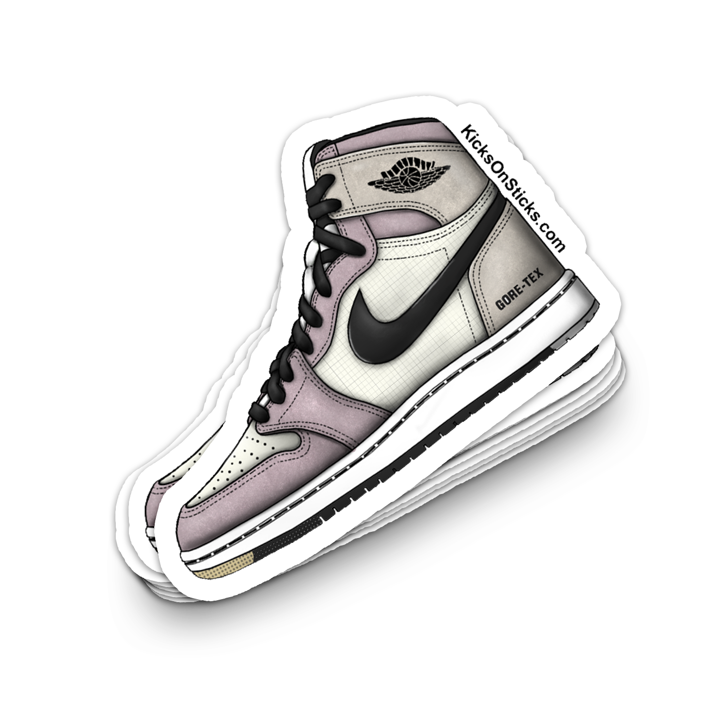 Jordan 1 "Goretex Light Bone" Sneaker Sticker
