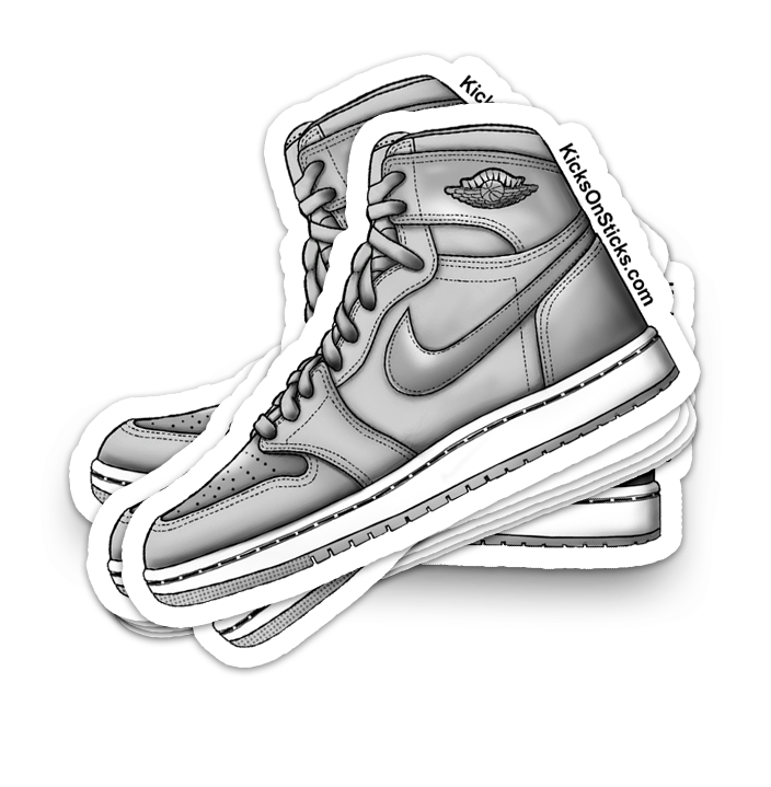 Jordan 1 "Japan Neutral Grey" Sneaker Sticker
