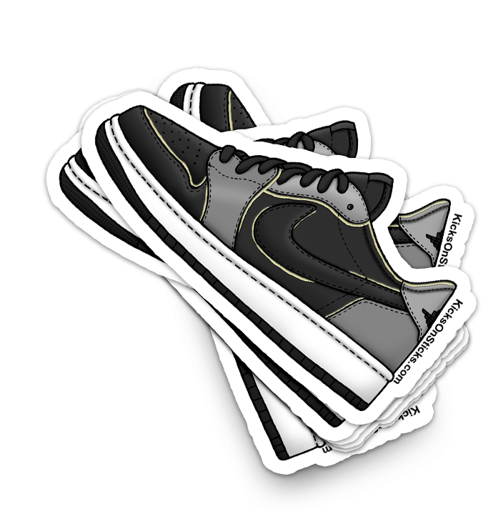 Jordan 1 Low "Dark Smoke Grey" Sneaker Sticker