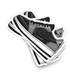 Jordan 1 Low "Dark Smoke Grey" Sneaker Sticker
