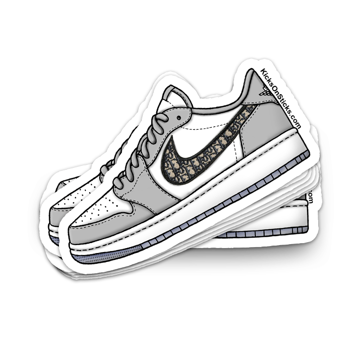 Jordan 1 Low "Dior" Sneaker Sticker