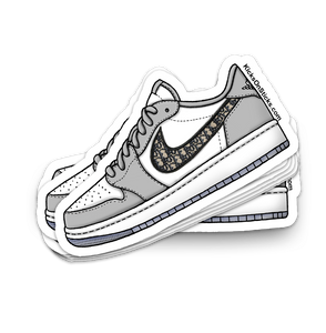 Jordan 1 Low "Dior" Sneaker Sticker
