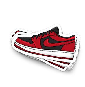 Jordan 1 Low "Reverse Bred" Sneaker Sticker