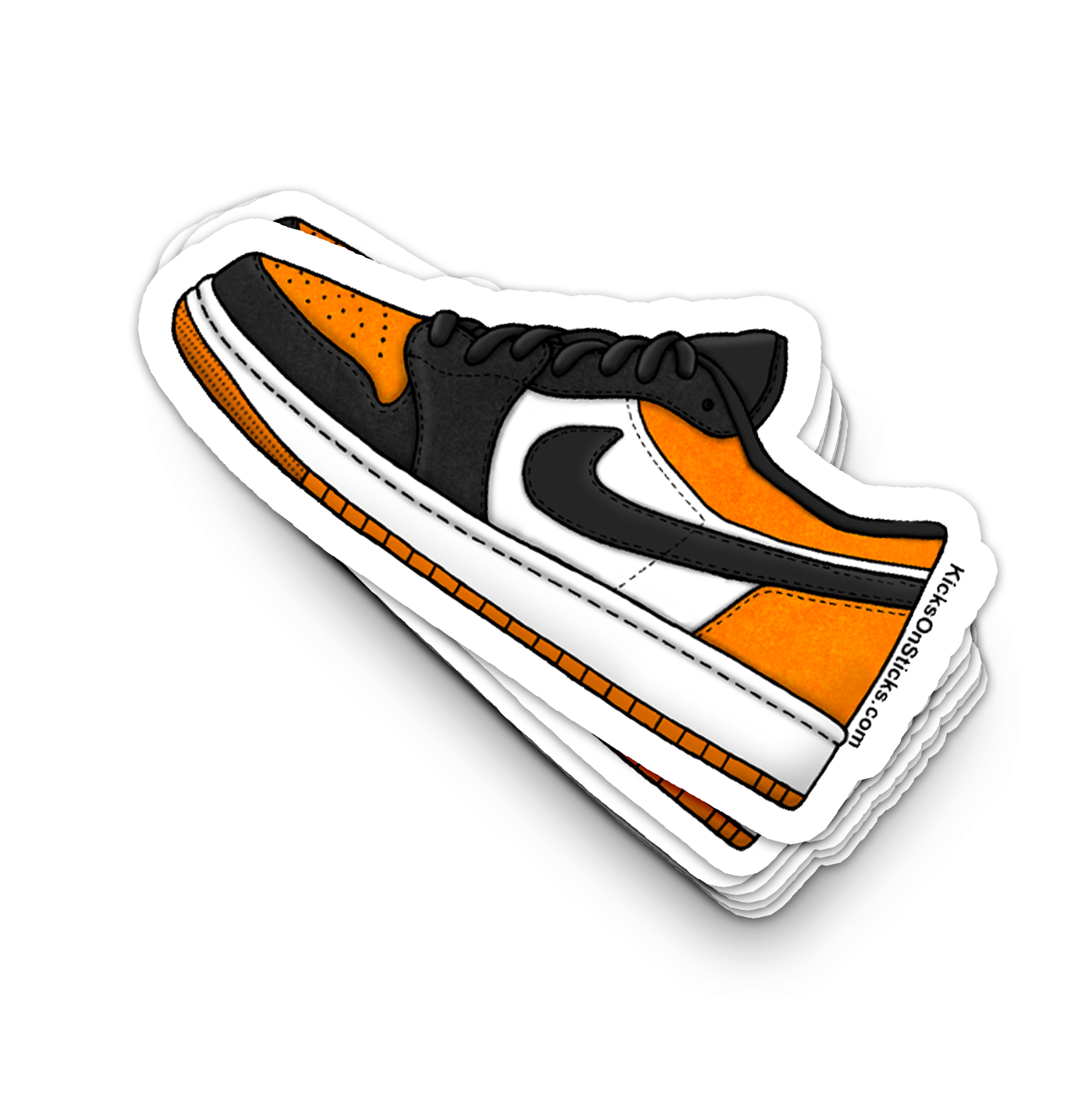 Jordan 1 Low "Shattered" Sneaker Sticker