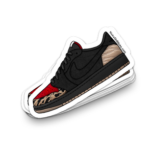 Jordan 1 Low "Solefly" Sneaker Sticker