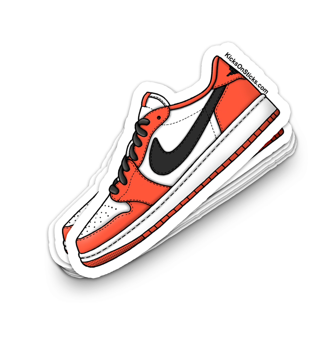 Jordan 1 Low "Starfish" Sneaker Sticker
