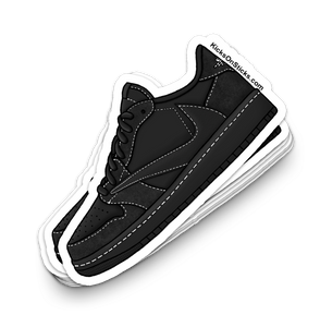 Jordan 1 Low "Travis Phantom Black" Sneaker Sticker