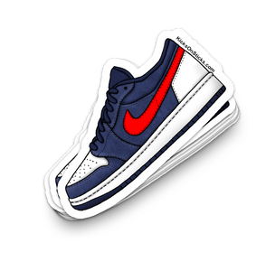 Jordan 1 Low "USA" Sneaker Sticker