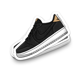 Jordan 1 Low "Vachetta Tan Black" Sneaker Sticker