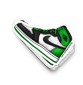 Jordan 1 "Lucky Green Black Toe" Sneaker Sticker