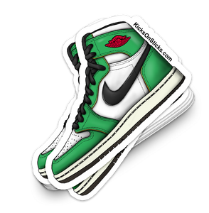Jordan 1 "Lucky Green" Sneaker Sticker