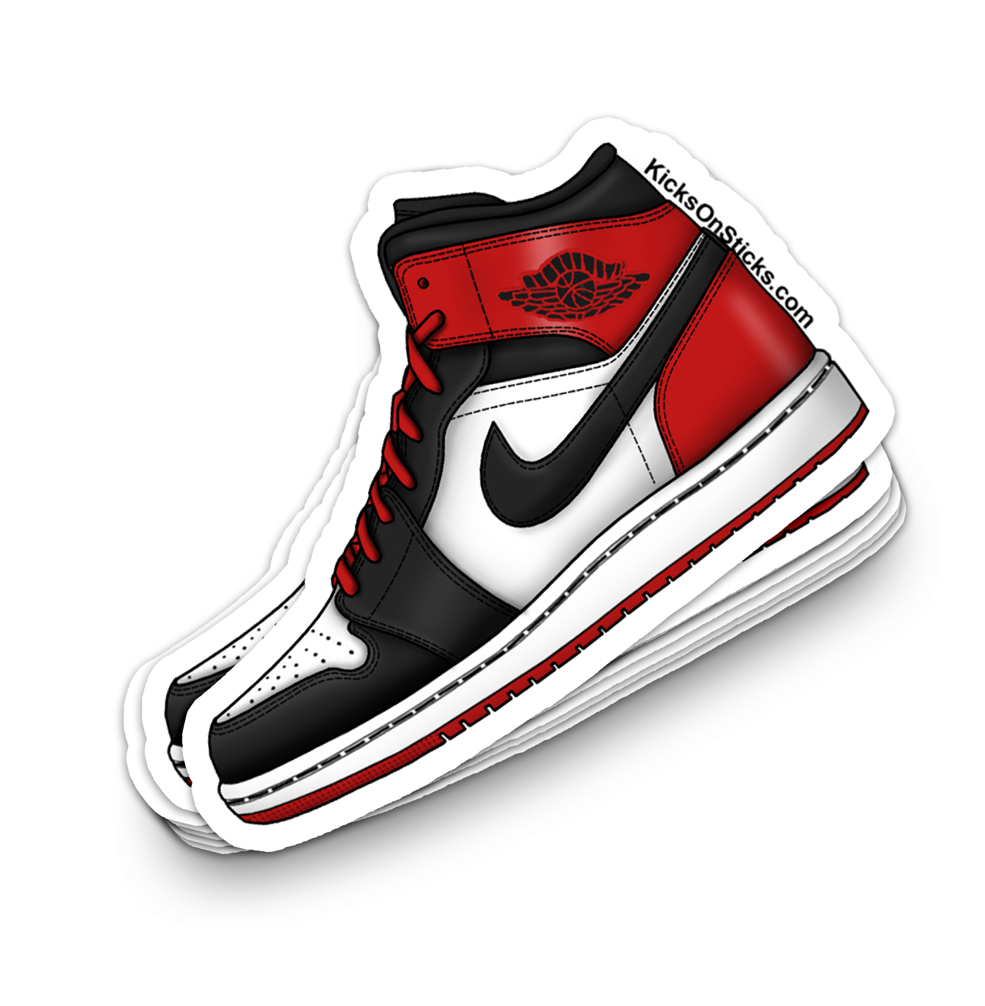 Jordan 1 Mid "Old Love" Sneaker Sticker