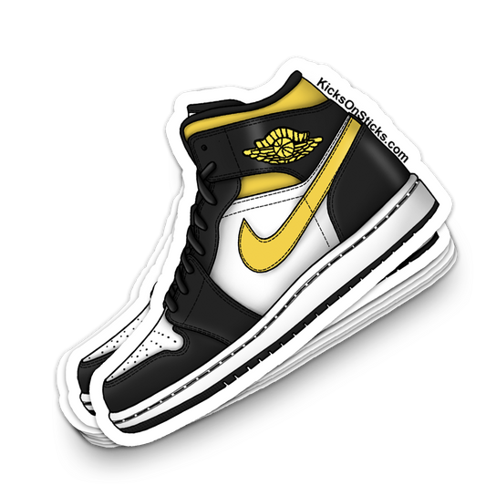 Jordan 1 Mid "Pollen" Sneaker Sticker