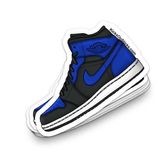 Jordan 1 Mid "Royal" Sneaker Sticker
