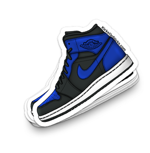 Jordan 1 Mid "Royal" Sneaker Sticker