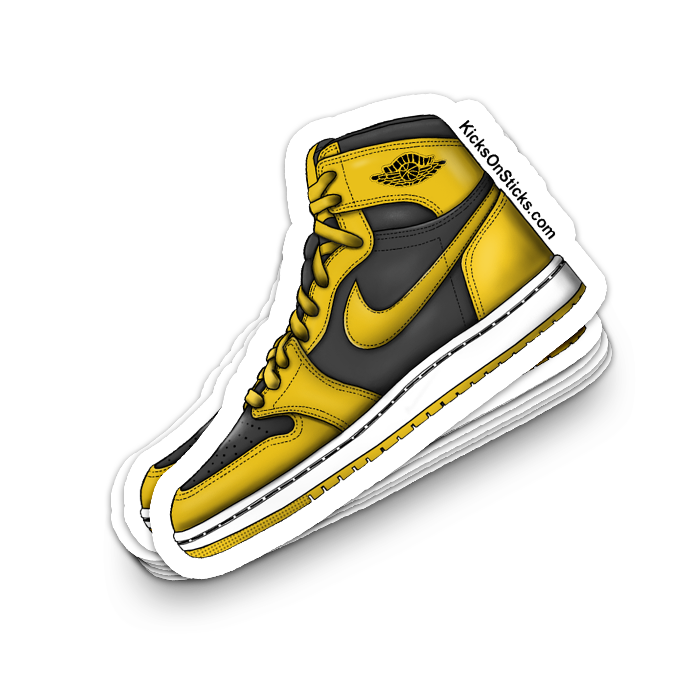 Jordan 1 "Pollen" Sneaker Sticker