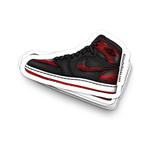 Jordan 1 SB "Lance Mountain Black Distressed" Sneaker Sticker