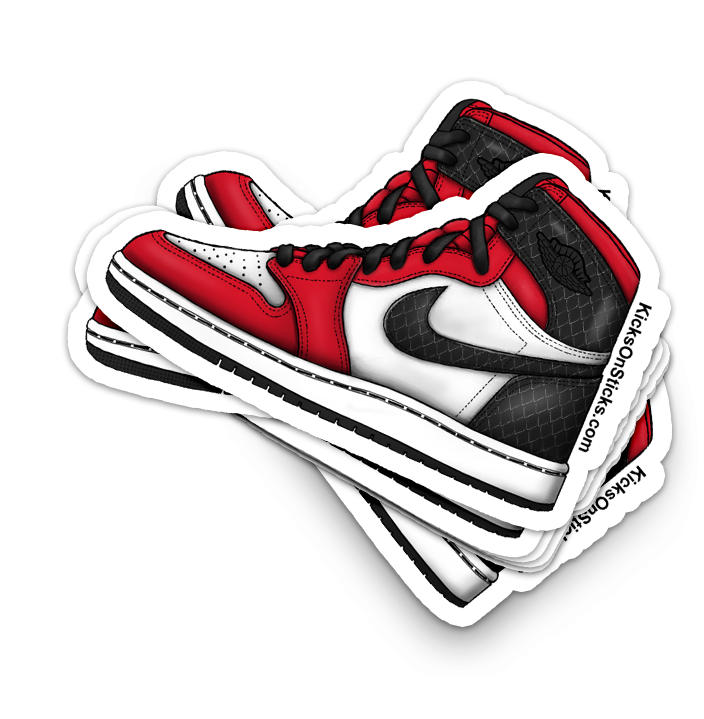 Jordan 1 "Satin Snake Chicago" Sneaker Sticker