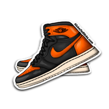 Jordan 1 "Shattered Backboard 3.0" Sneaker Sticker