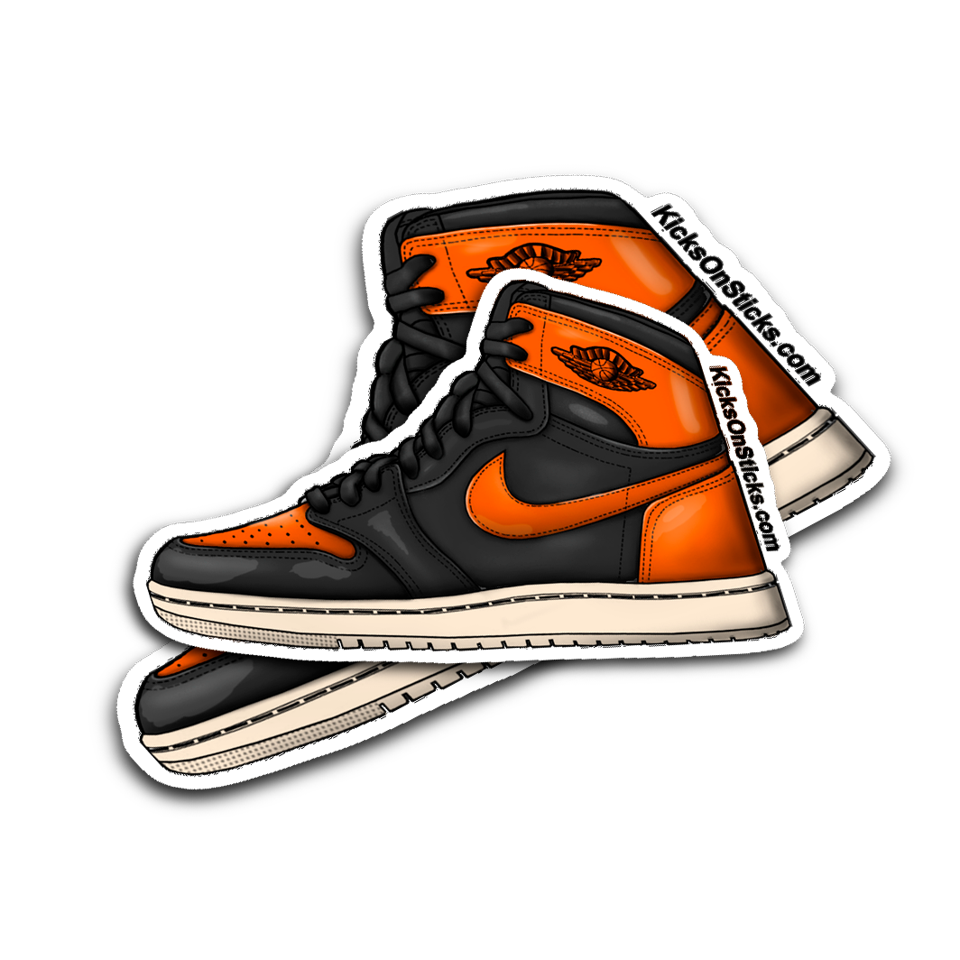 Jordan 1 "Shattered Backboard 3.0" Sneaker Sticker