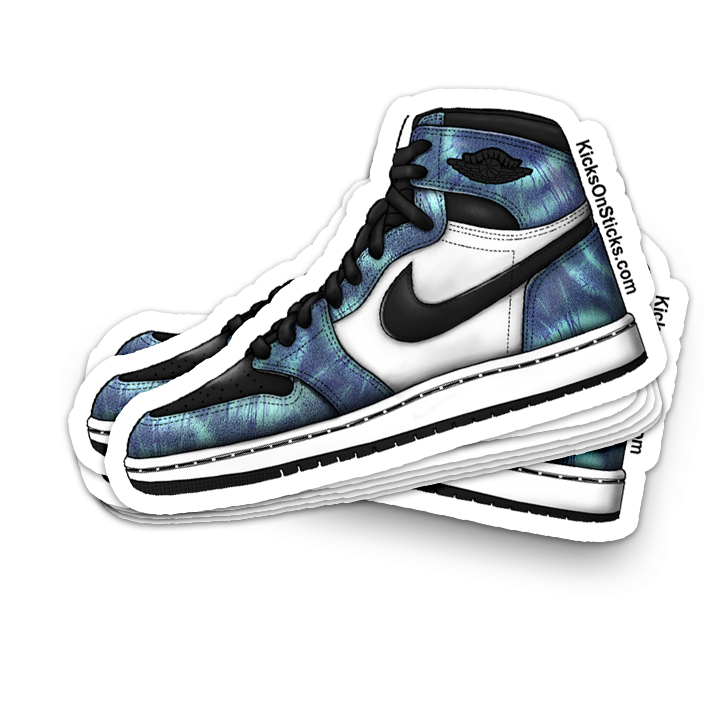 Jordan 1 "Tie Dye" Sneaker Sticker