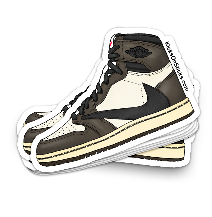 Jordan 1 "Travis Scott" Sneaker Sticker