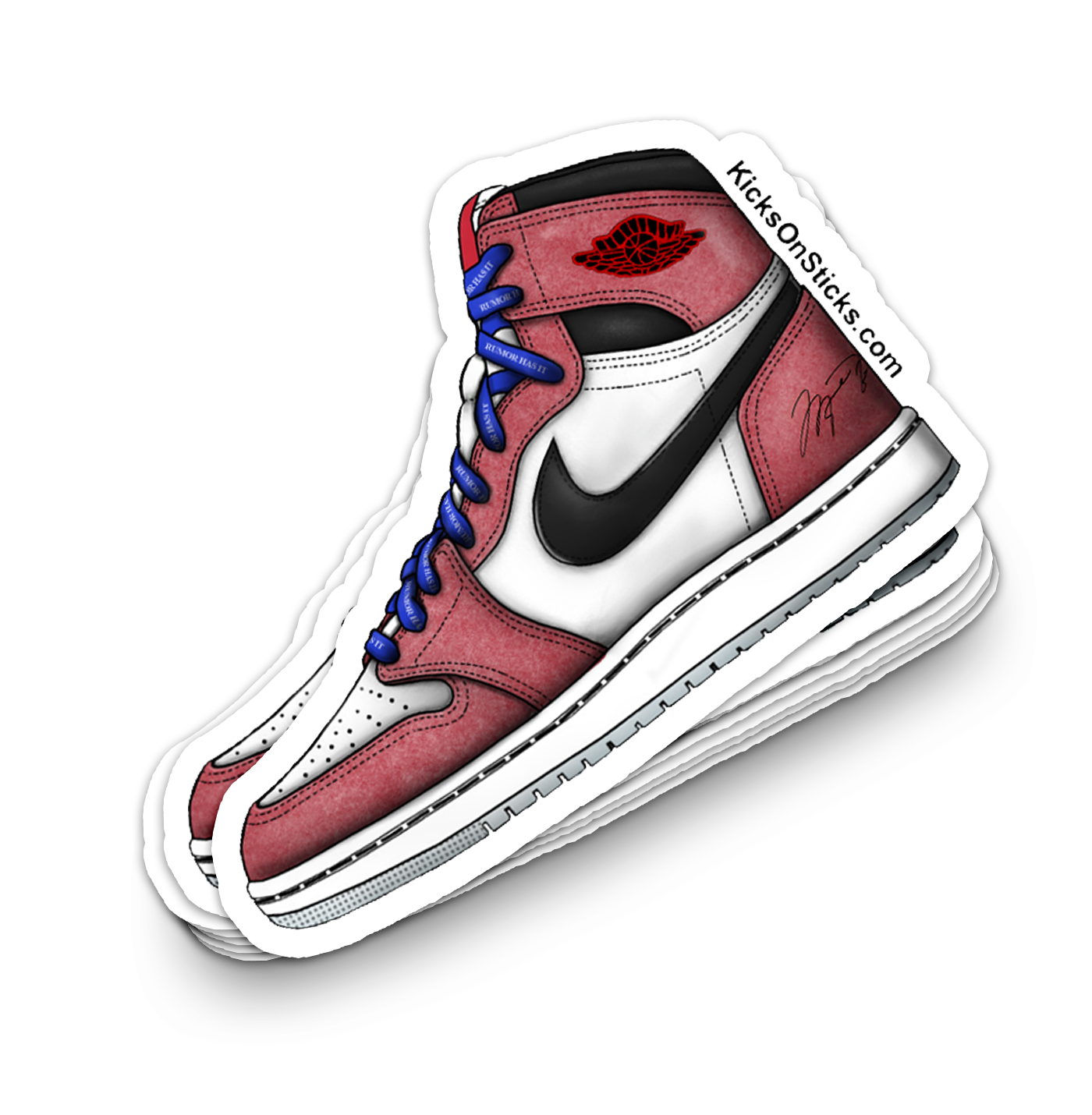 Jordan 1 "Trophy Room FF" Sneaker Sticker