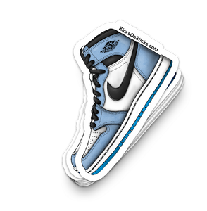 Jordan 1 "University Blue" Sneaker Sticker