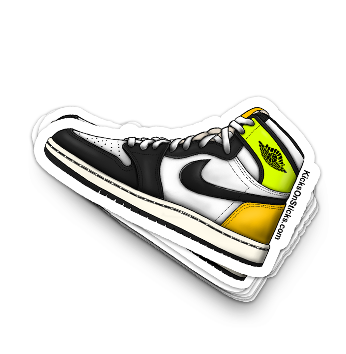 Jordan 1 "Volt" Sneaker Sticker