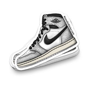 Jordan 1 "White Cement" Sneaker Sticker