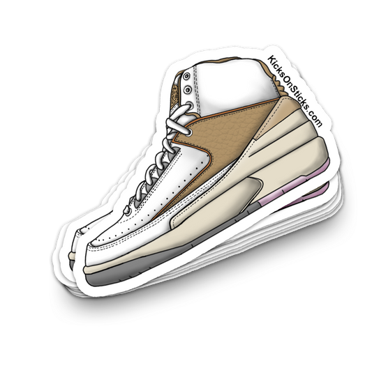 Jordan 2 "Craft Sunset Haze" Sneaker Sticker